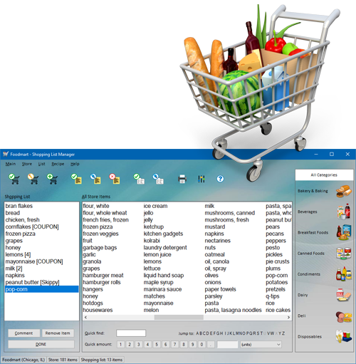 Shopping List Manager